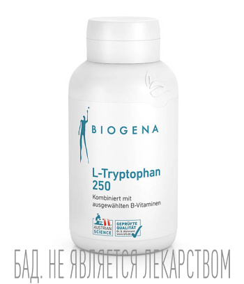 Биокомплекс для сохранения спокойствия и внутреннего баланса L-Триптофан 250 Biogena